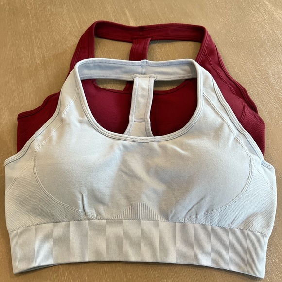 Ilus SEAMLUX BARE BRA racerback athletic women’s padded sports bra Large 2 pack - Picture 7 of 9